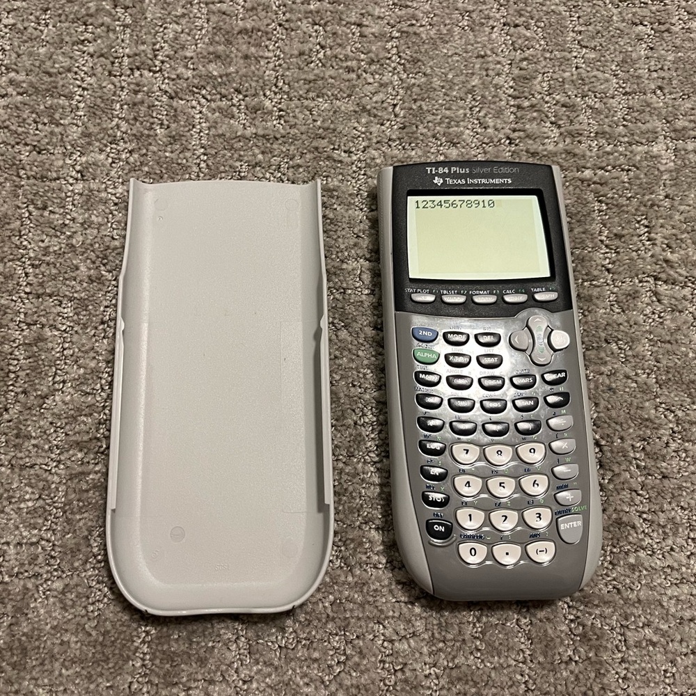 Texas Instruments TI-84 Plus Graphing Calculator - Silver Edition